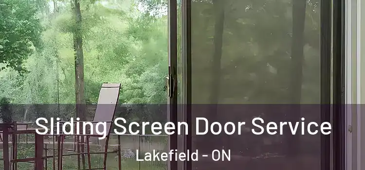 Sliding Screen Door Service Lakefield - ON